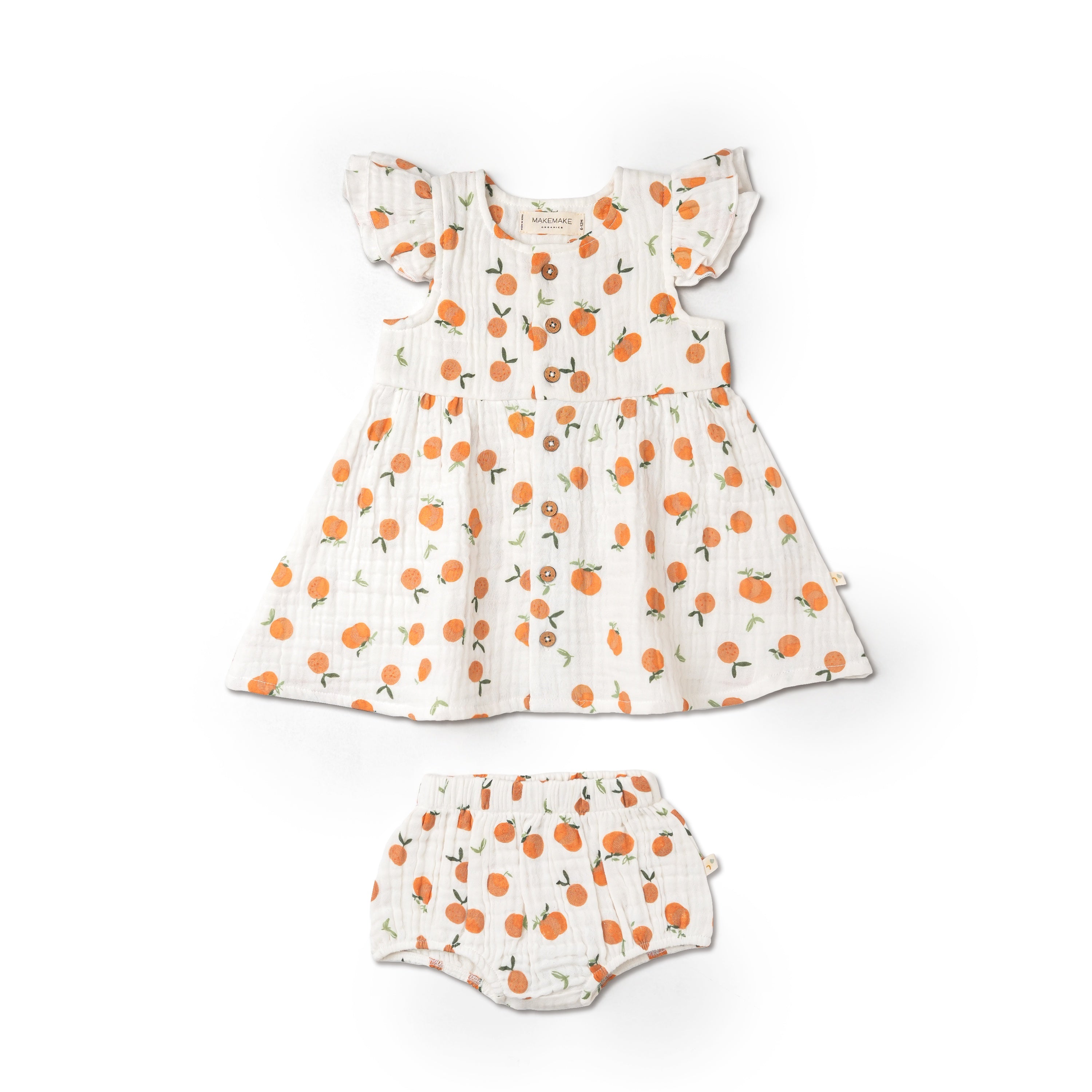Mandarin Flutter Dress