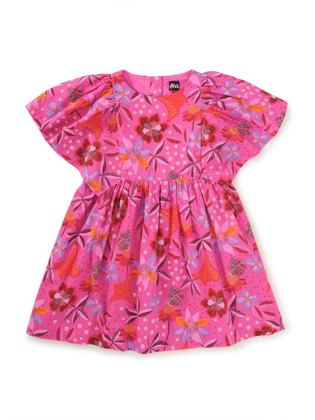 Butterfly Floral Twirl Dress