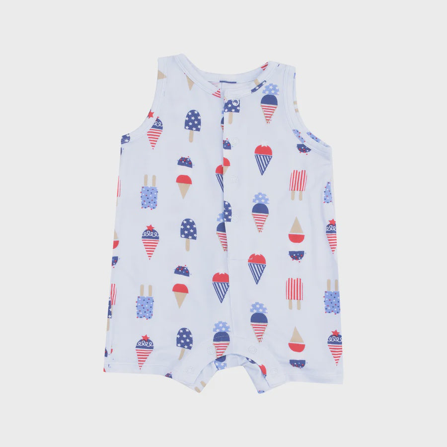 American Ice Cream Sleeveless Shortie Romper