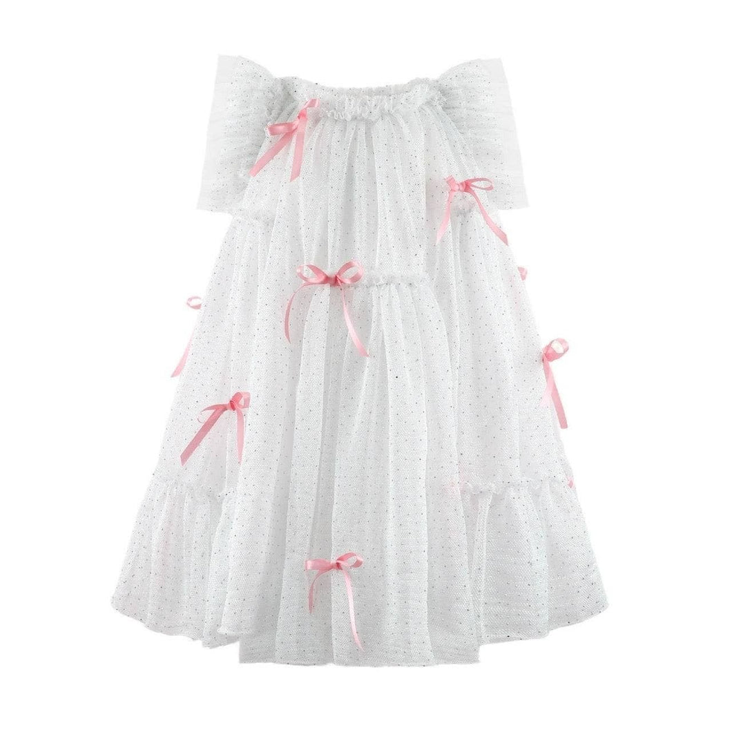 Jolie Bow Shimmer Dress
