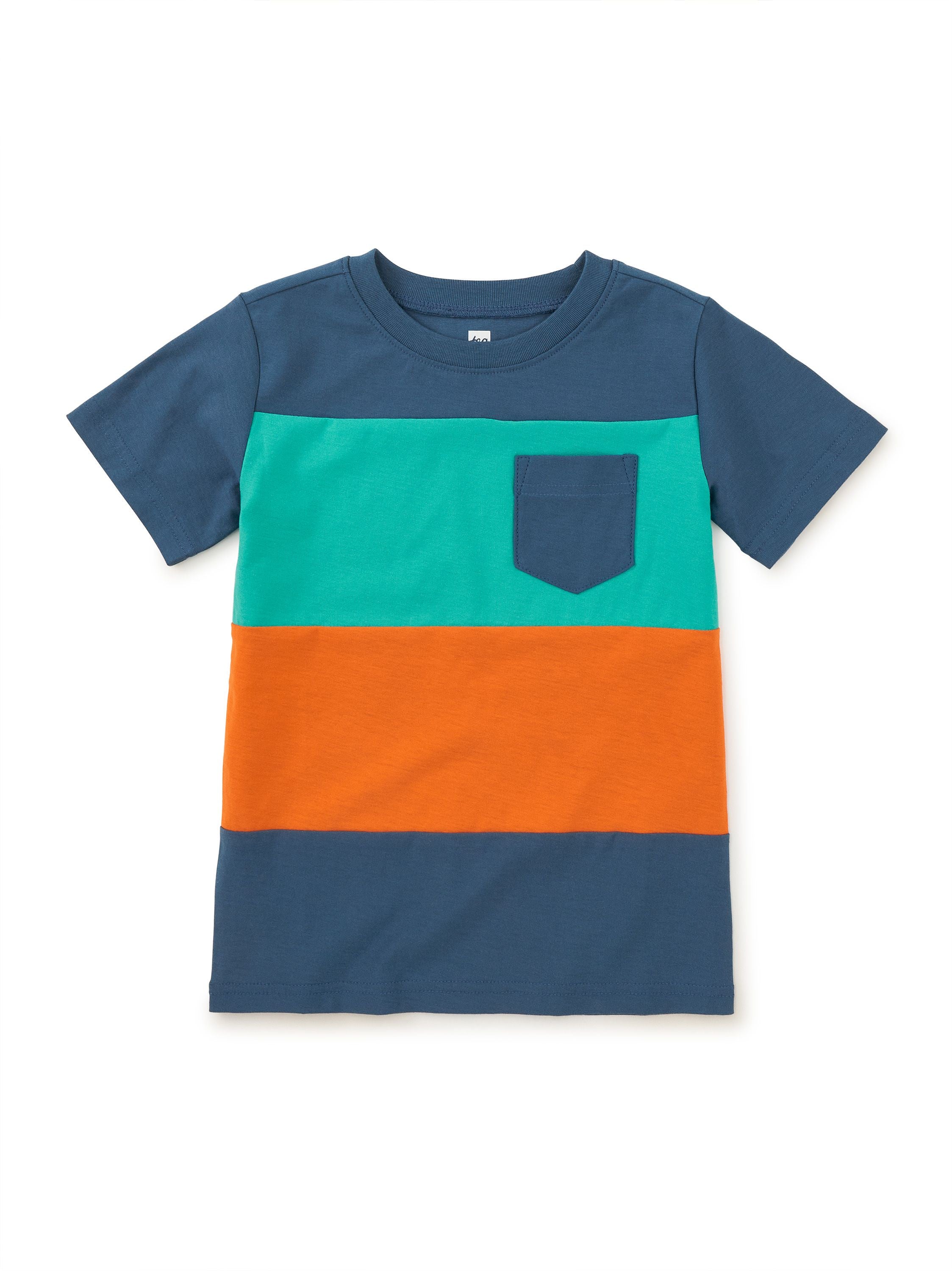 Teal Stripe Tee