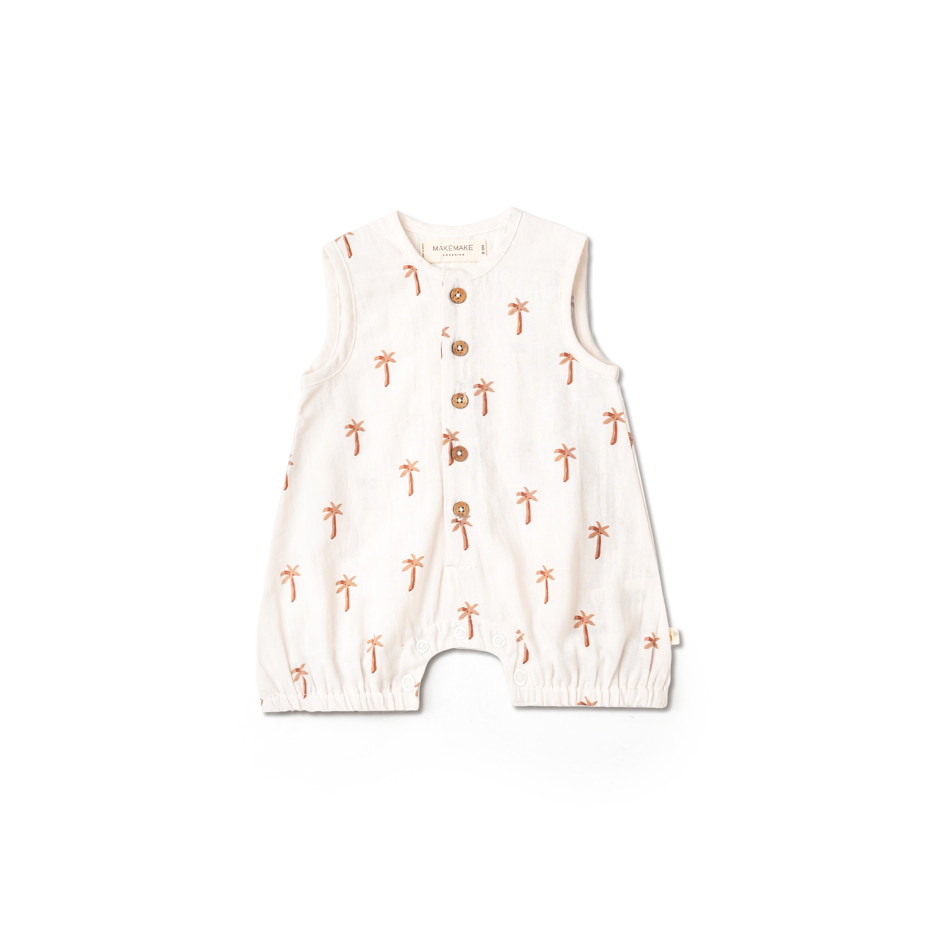 Palm Bubble Romper