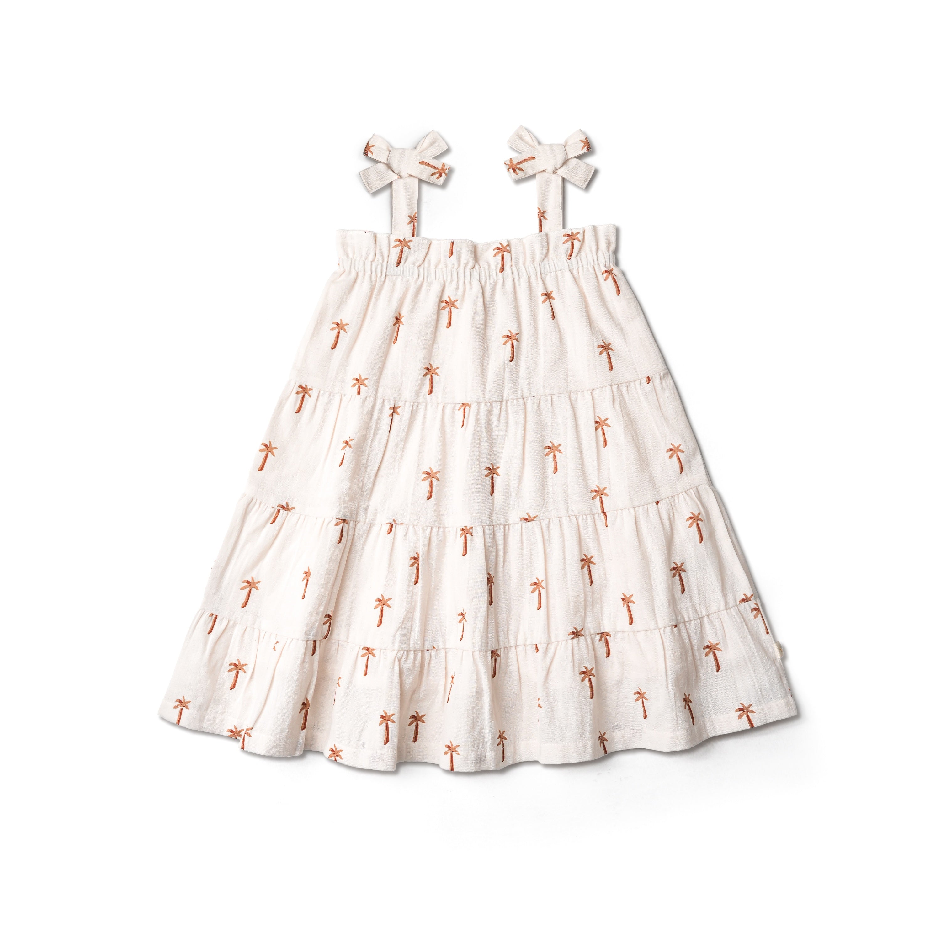 Palm Tiered Dress