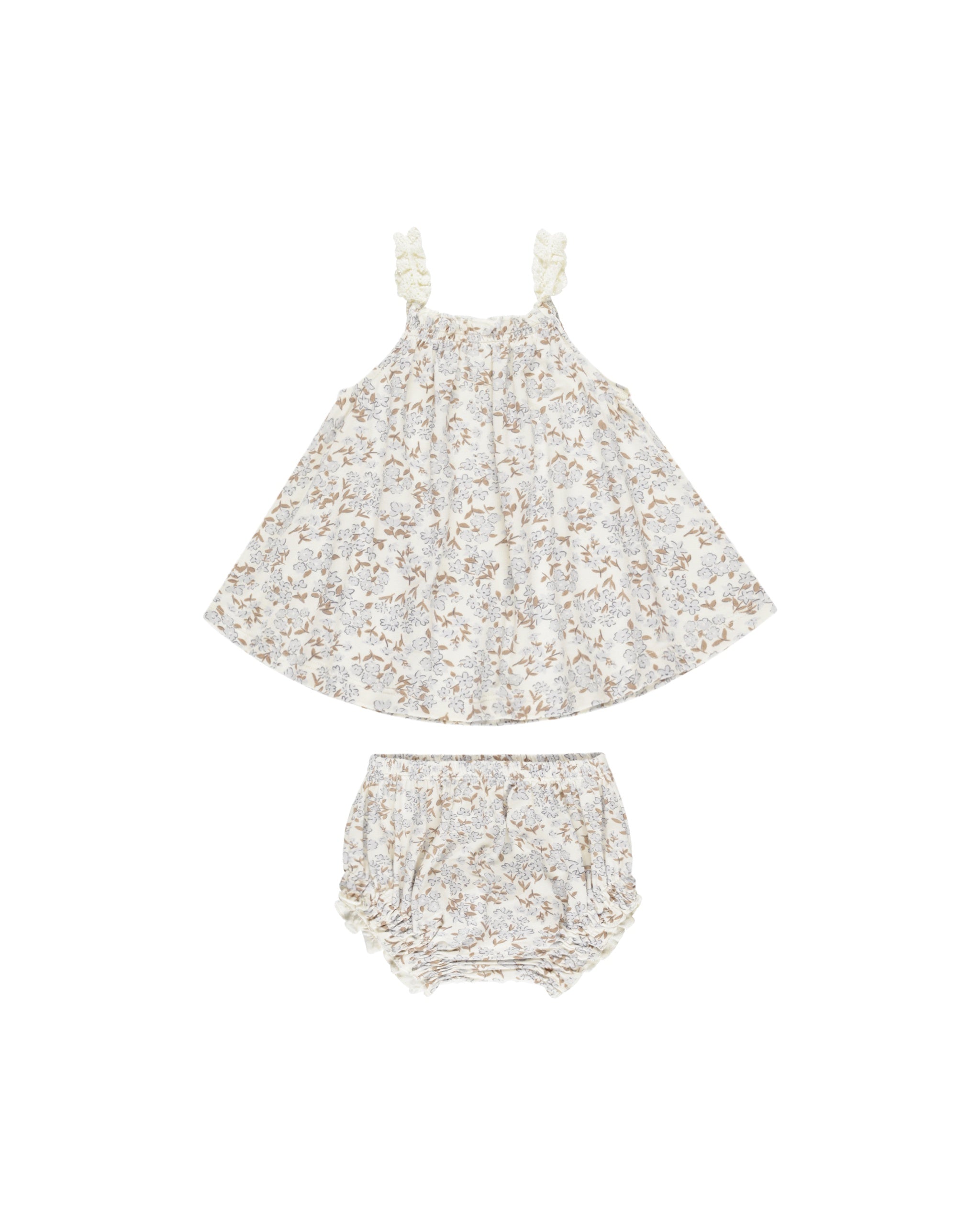Ditsy Top & Bloomer Set