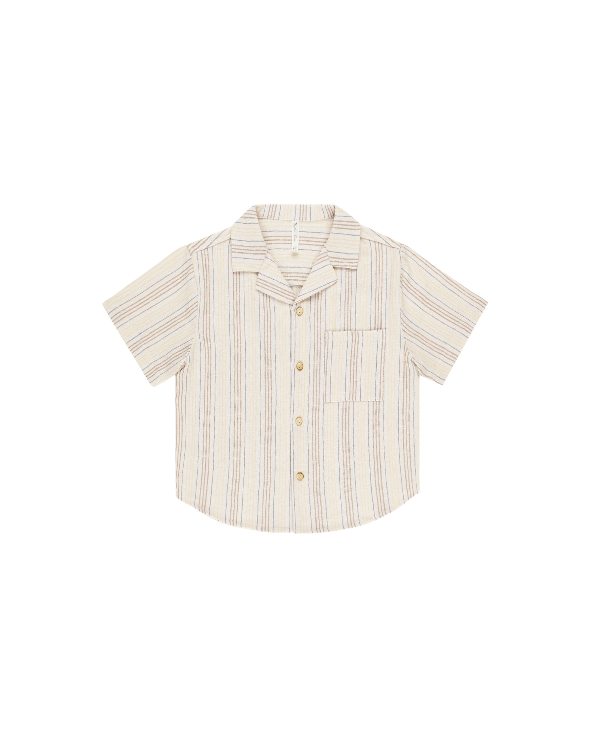 Summer Stripe Collared Shirt
