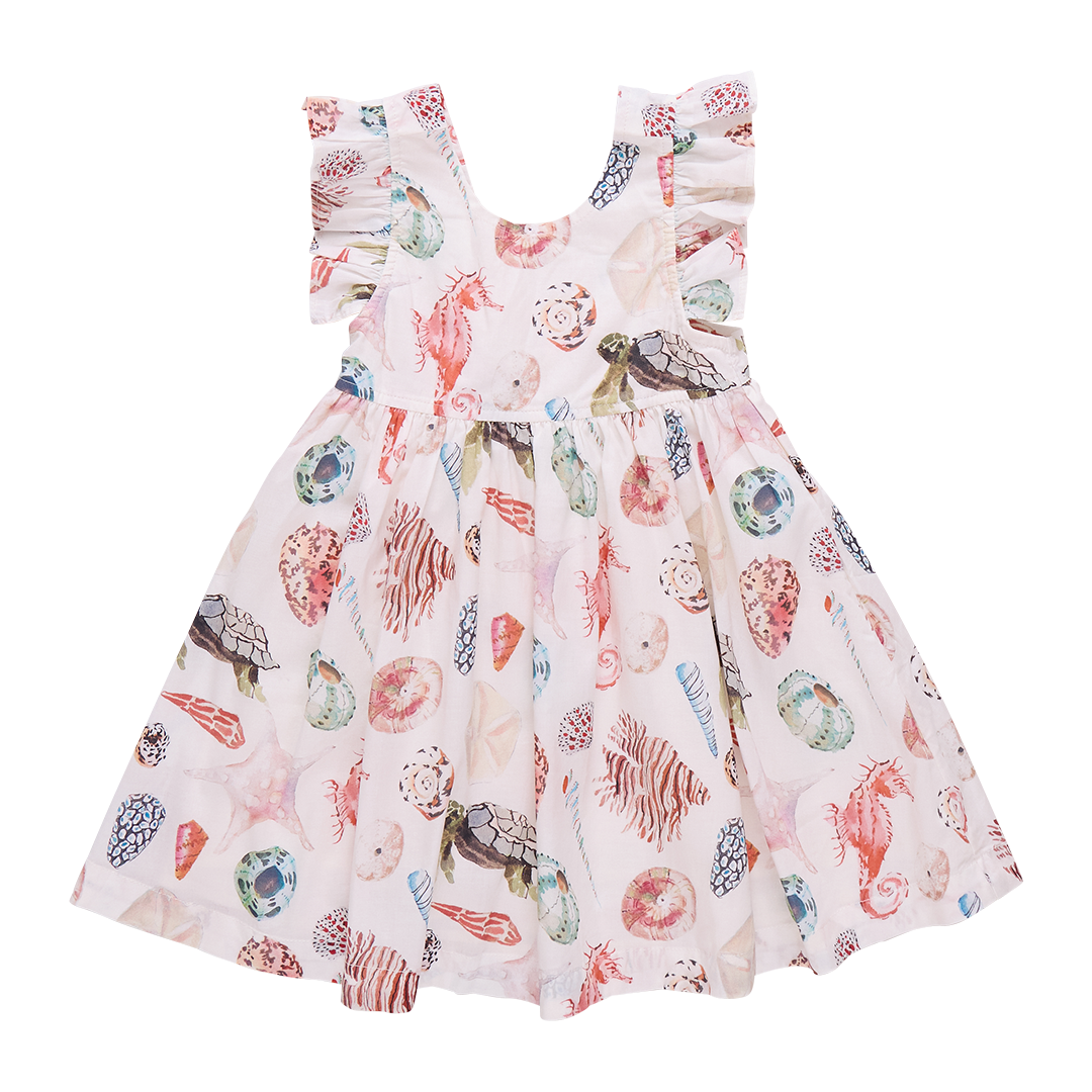 Watercolor Shells Dress