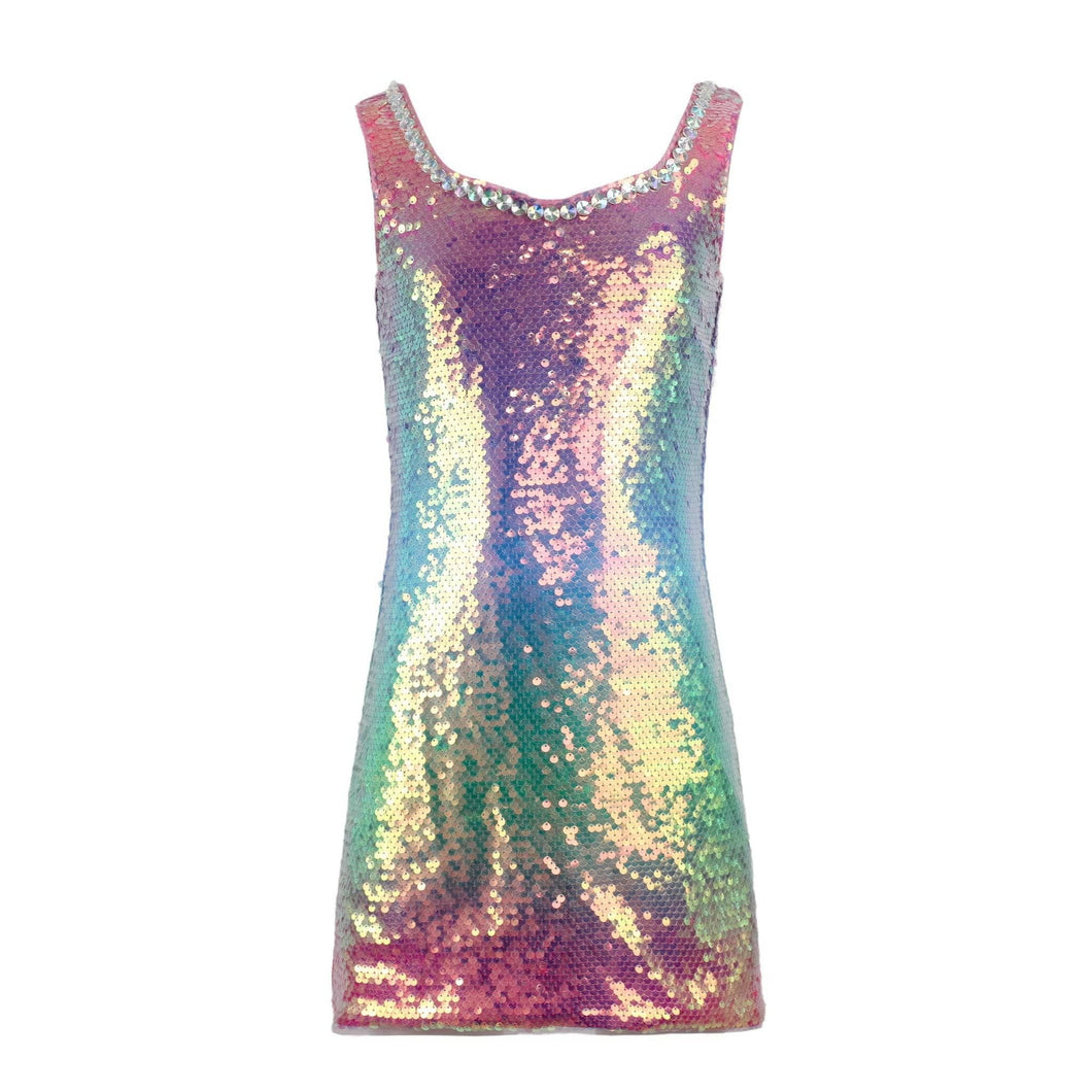 Rainbow Sunset Gem Dress