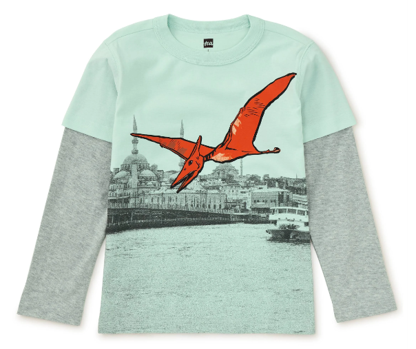 Pterodactyl Layered Tee