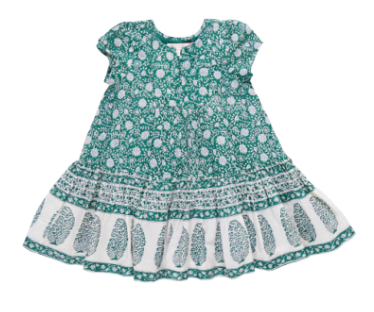 Adele Green Dress