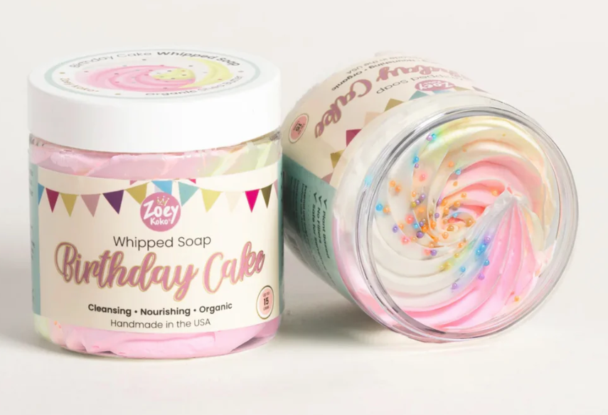 Birthday Cake Whipped Soap