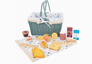 Wooden Picnic Basket