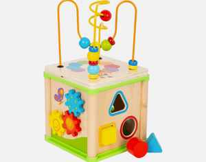 Activity Center with Marble Run