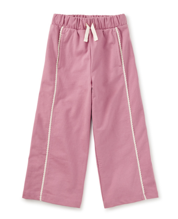 Lace Trim Track Pants