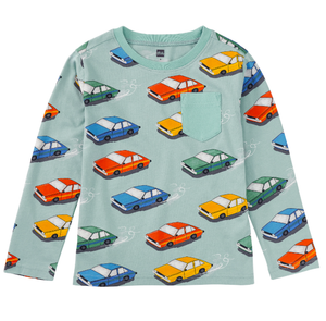 Vintage Cars Pocket Tee