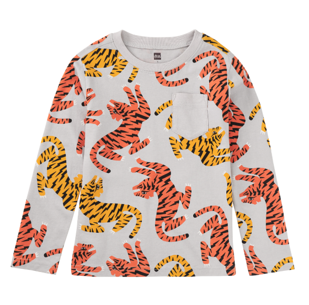 Lightning Tiger Pocket Tee