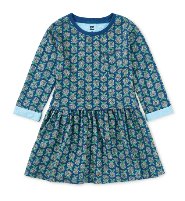 Hydrangeas Pocket Dress