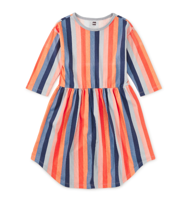 Striped Midi Dress