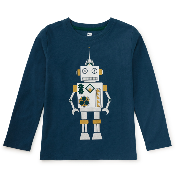 Metallic Robot Tee