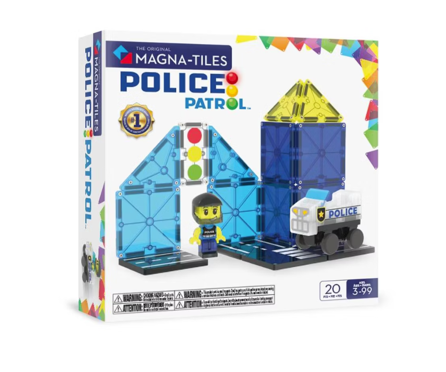 Magna-Tiles Police Patrol 20pc
