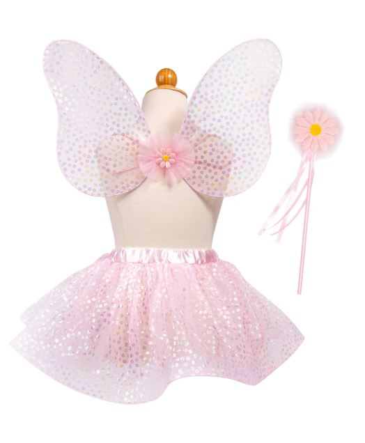 Daisies Tutu, Wand & Wing Set