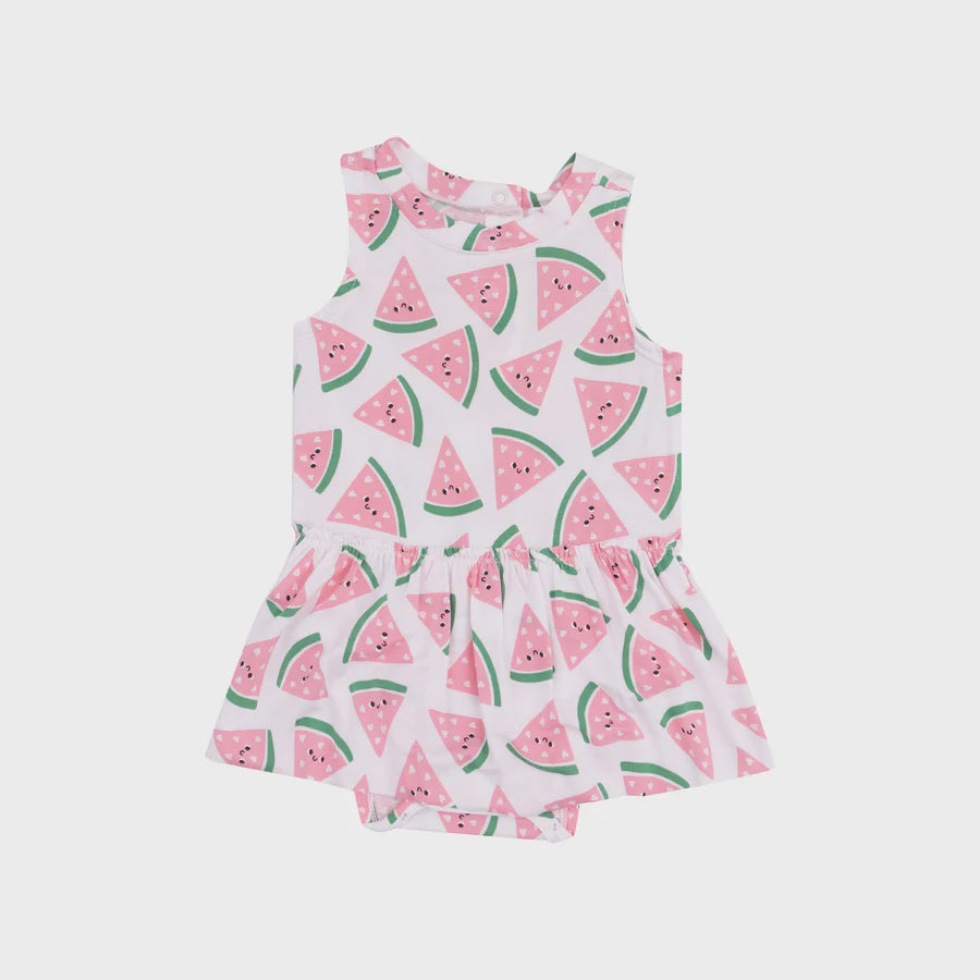 Watermelon Hearts Bodysuit w/Skirt