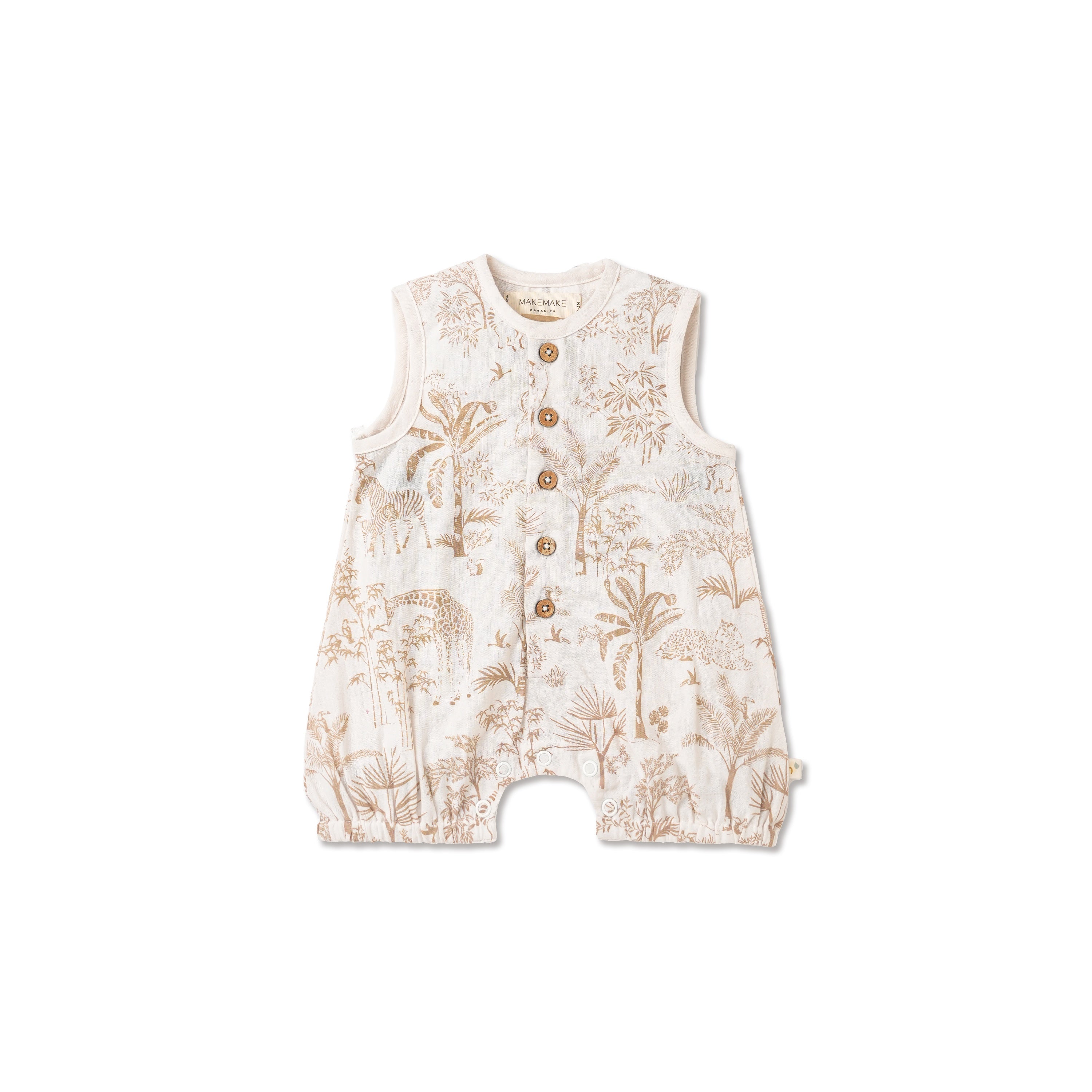Wild Tropics Bubble Romper