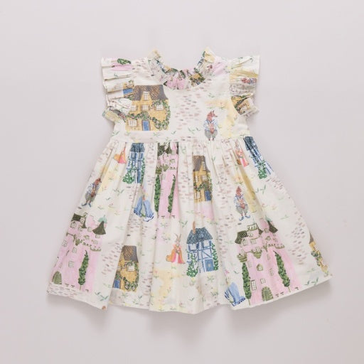 girls jennifer dress - whimsical castle