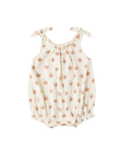 SHOULDER TIE BUBBLE PEACHES