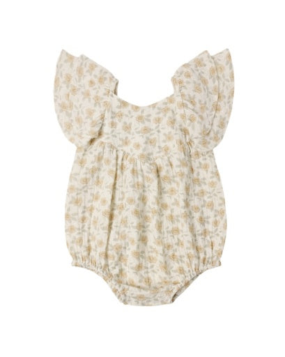ROXY ROMPER YELLOW FLORAL