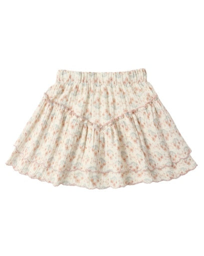 TIERED MINI SKIRT BLOSSOM