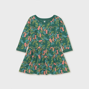 Palm Floral Pocket Dress