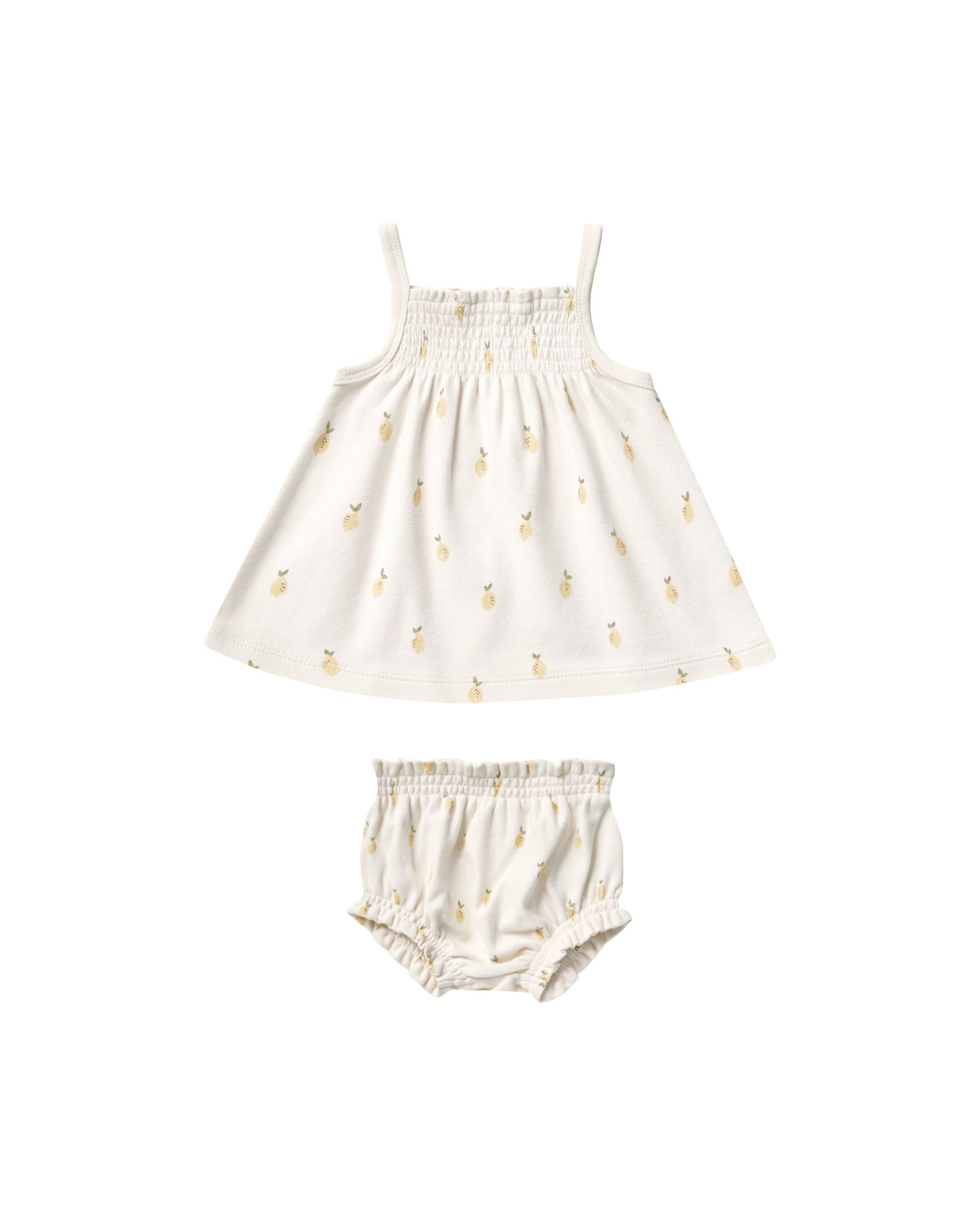 Lemon Smocked Set