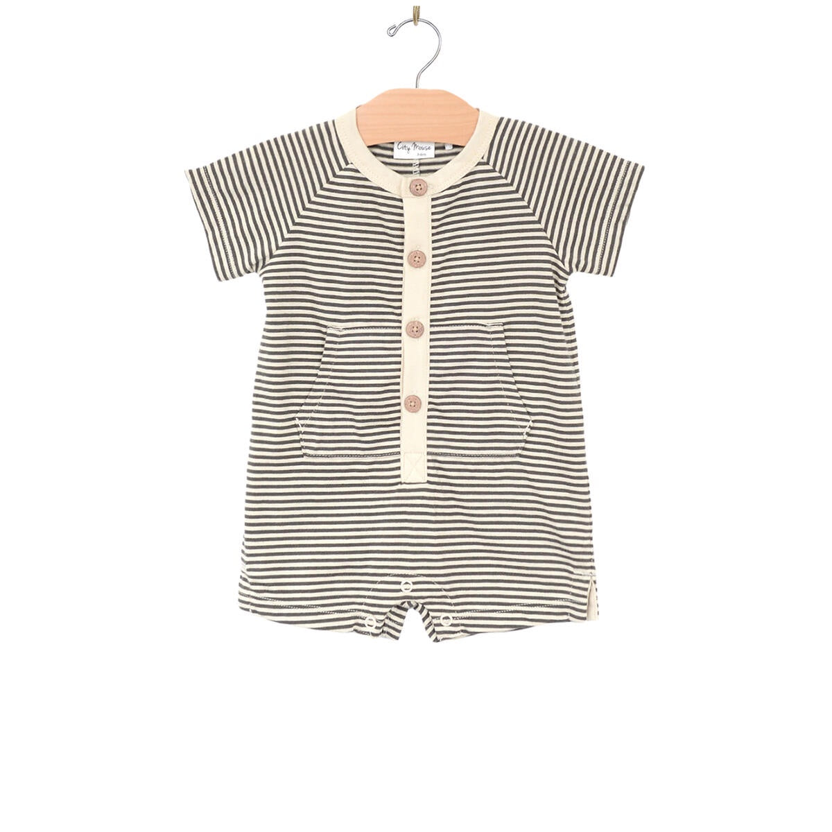 Kangaroo Stripe Romper