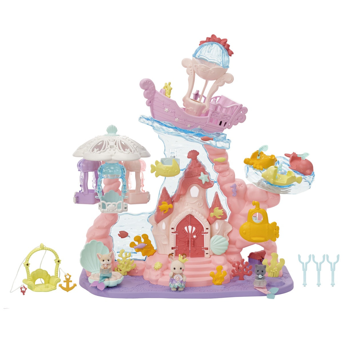 Calico Baby Mermaid Castle