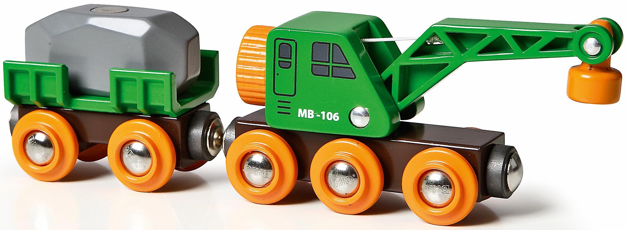 Brio Clever Crane Wagon