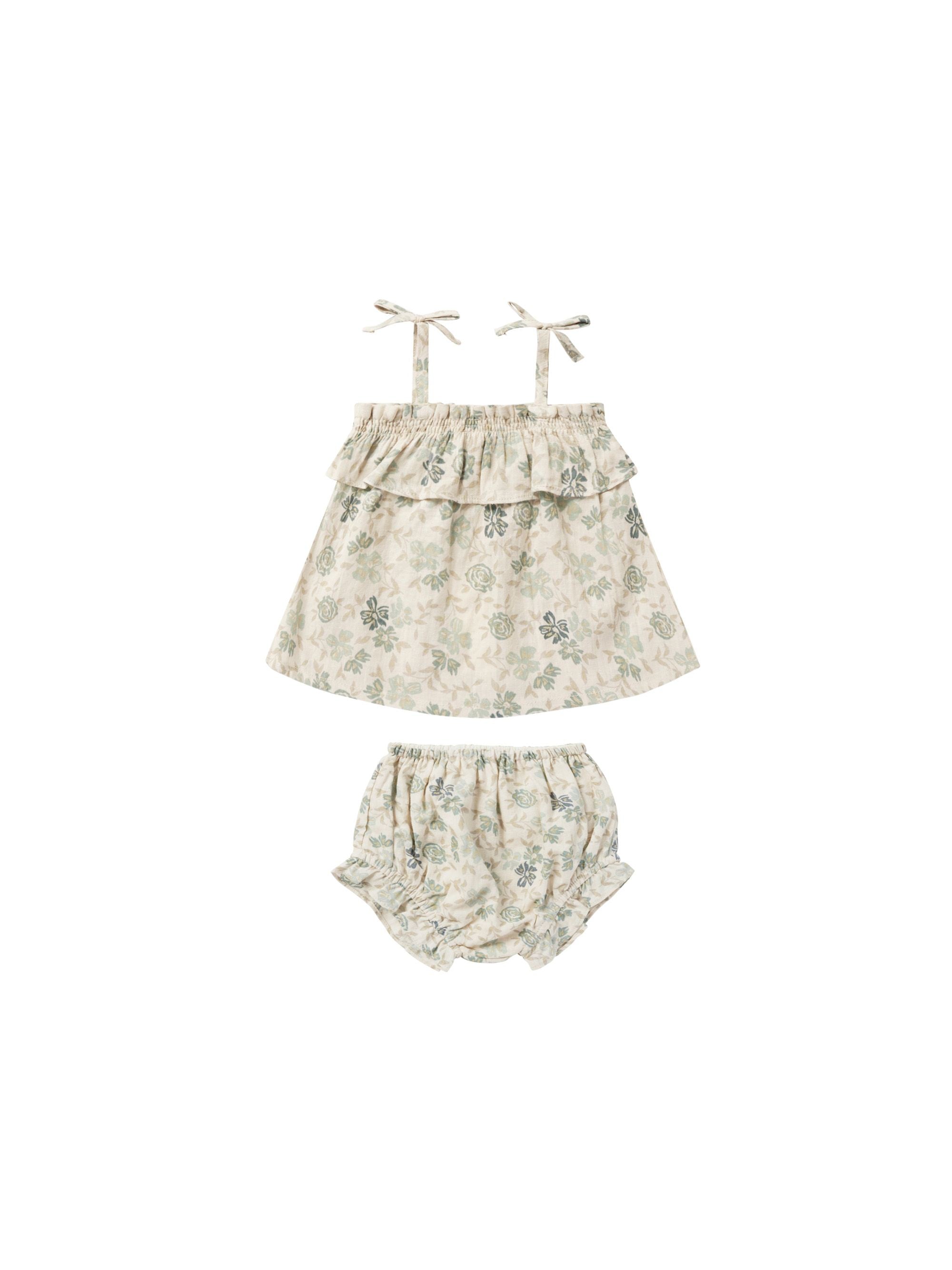 Blue Floral Set