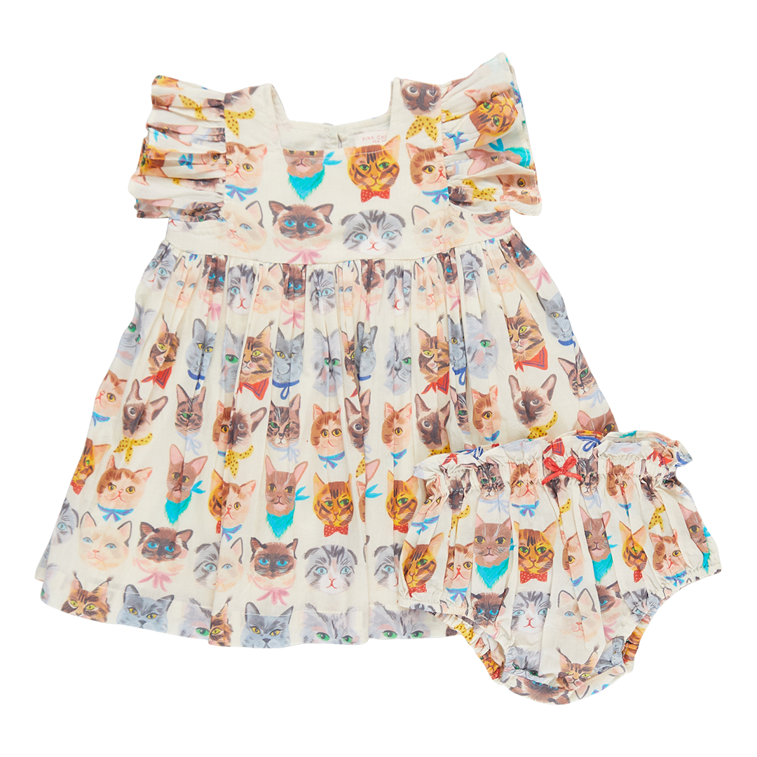 Cool Cats Baby Dress
