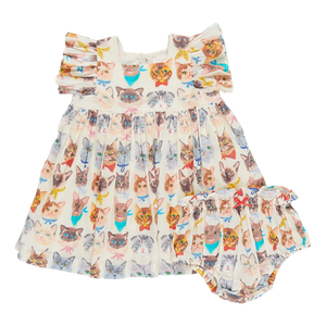 Cool Cats Baby Dress