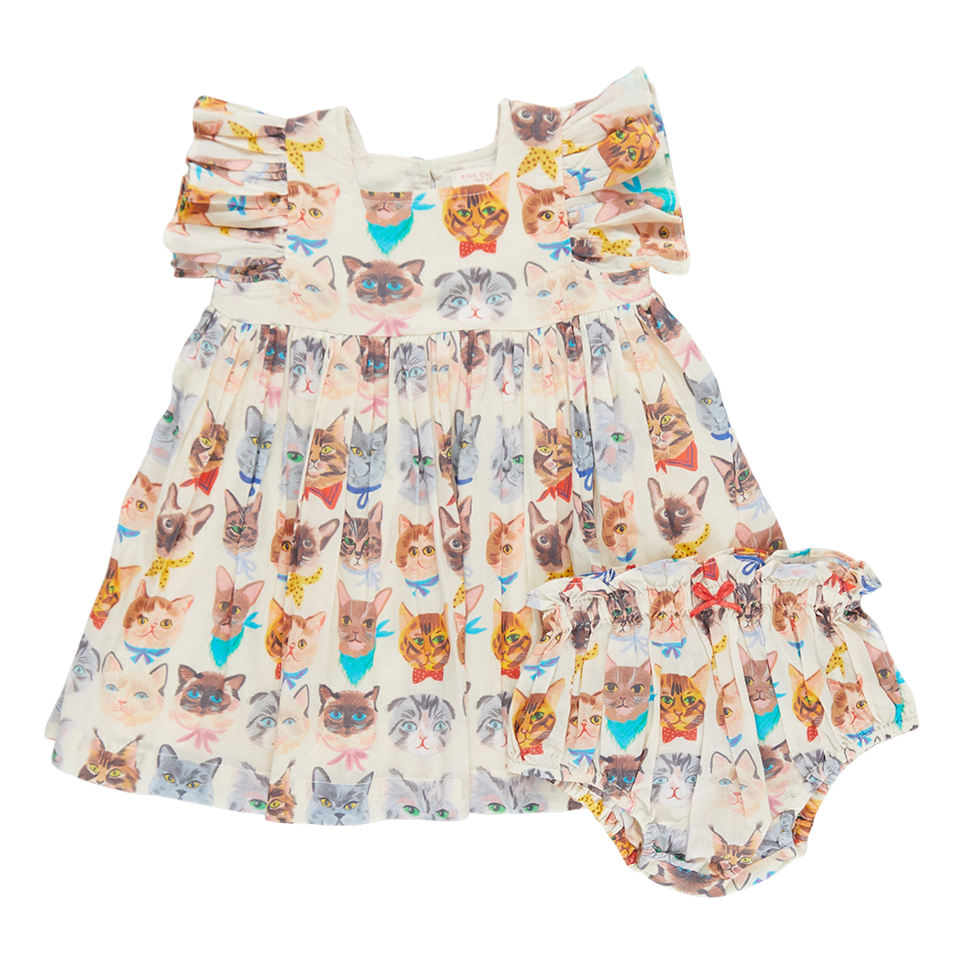 Cool Cats Baby Dress