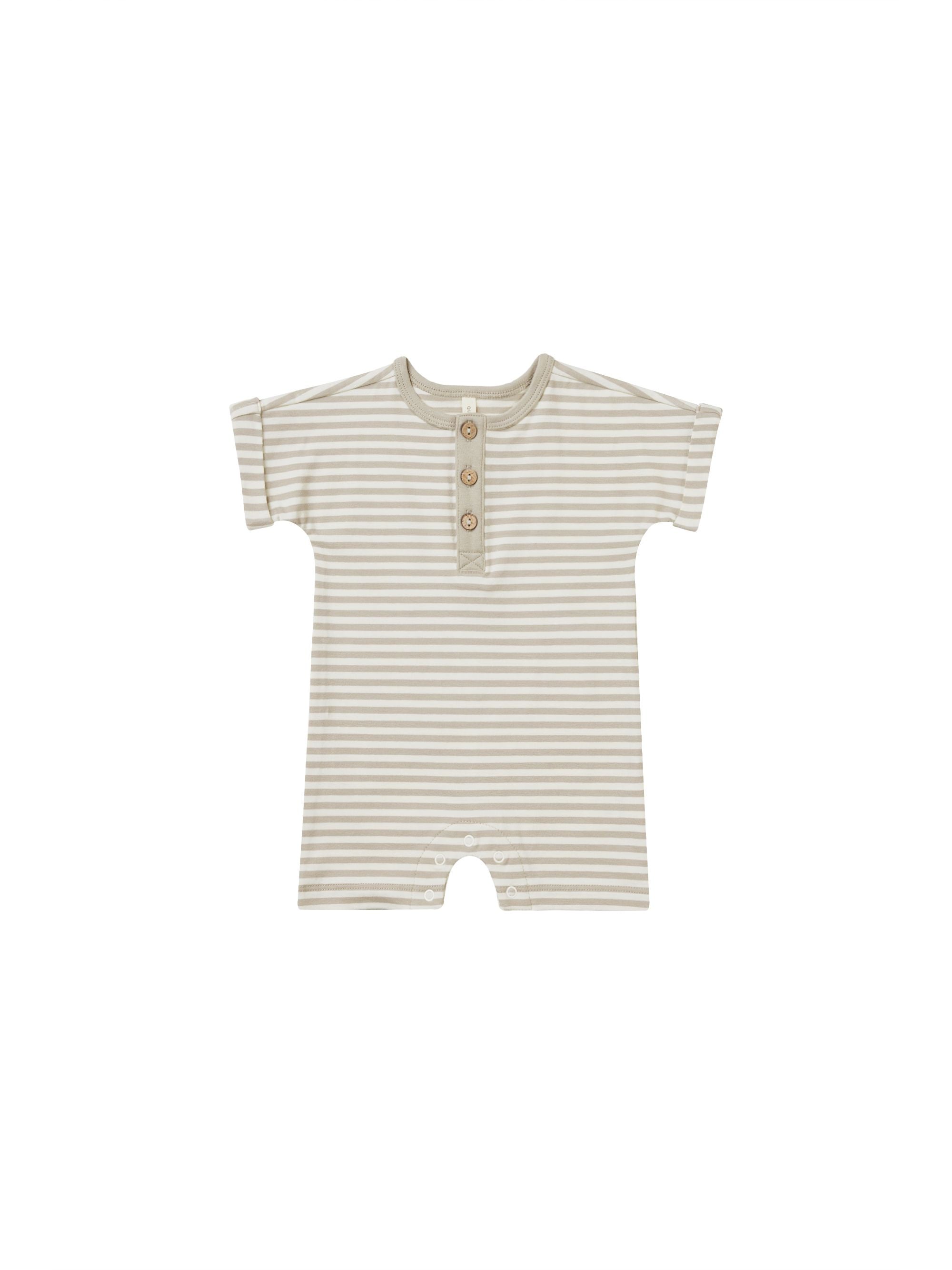 Ash Stripe One Piece