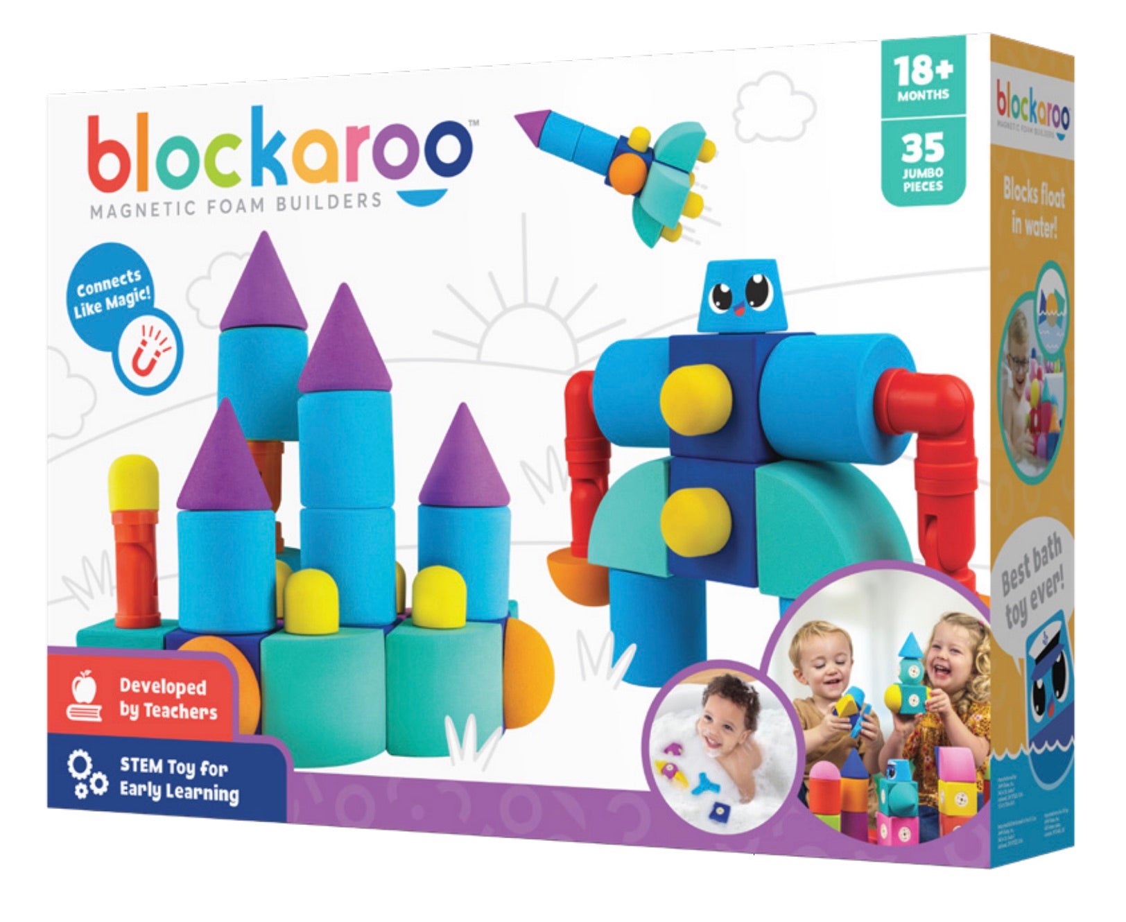 Blockaroo Magnetic Block Castle