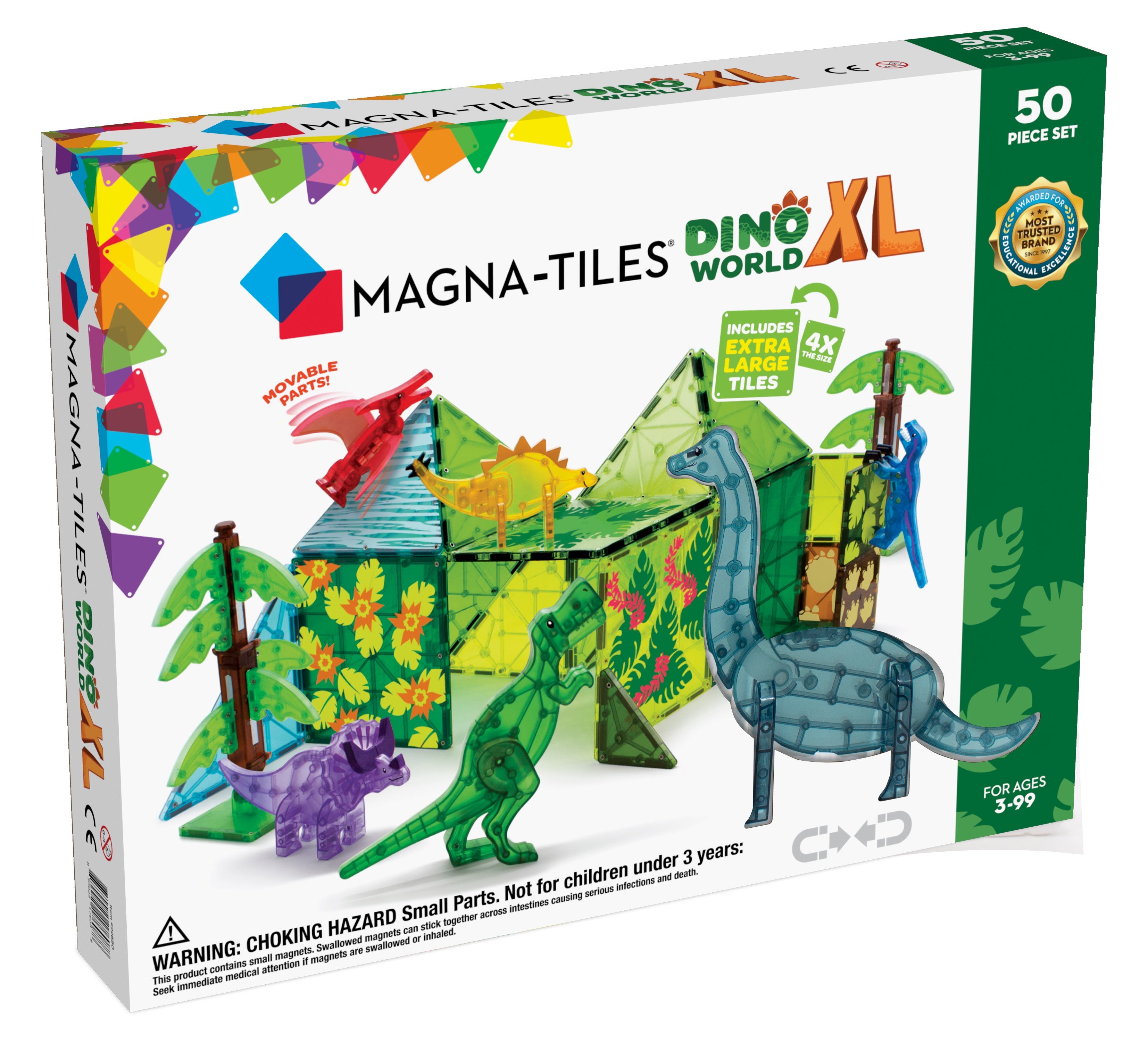 Magna-Tiles Dino World XL