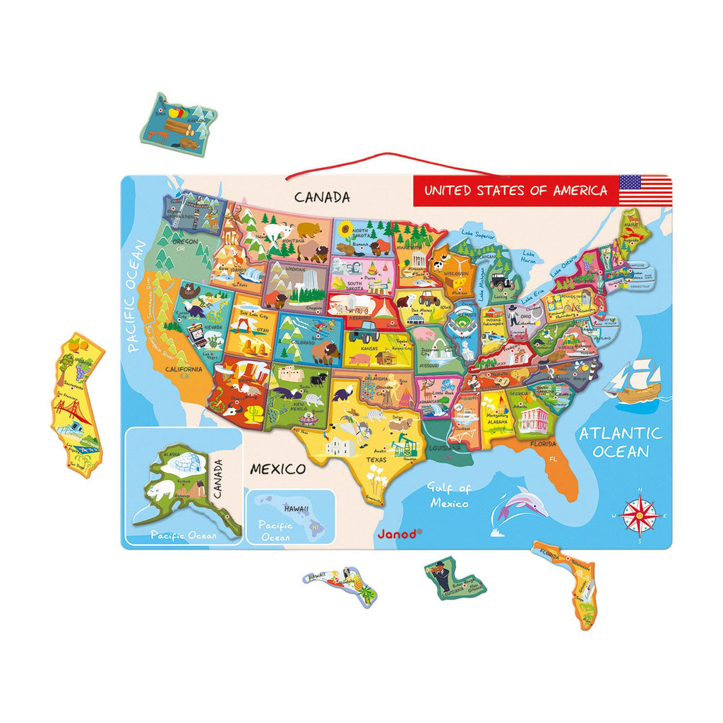 Magnetic USA Map