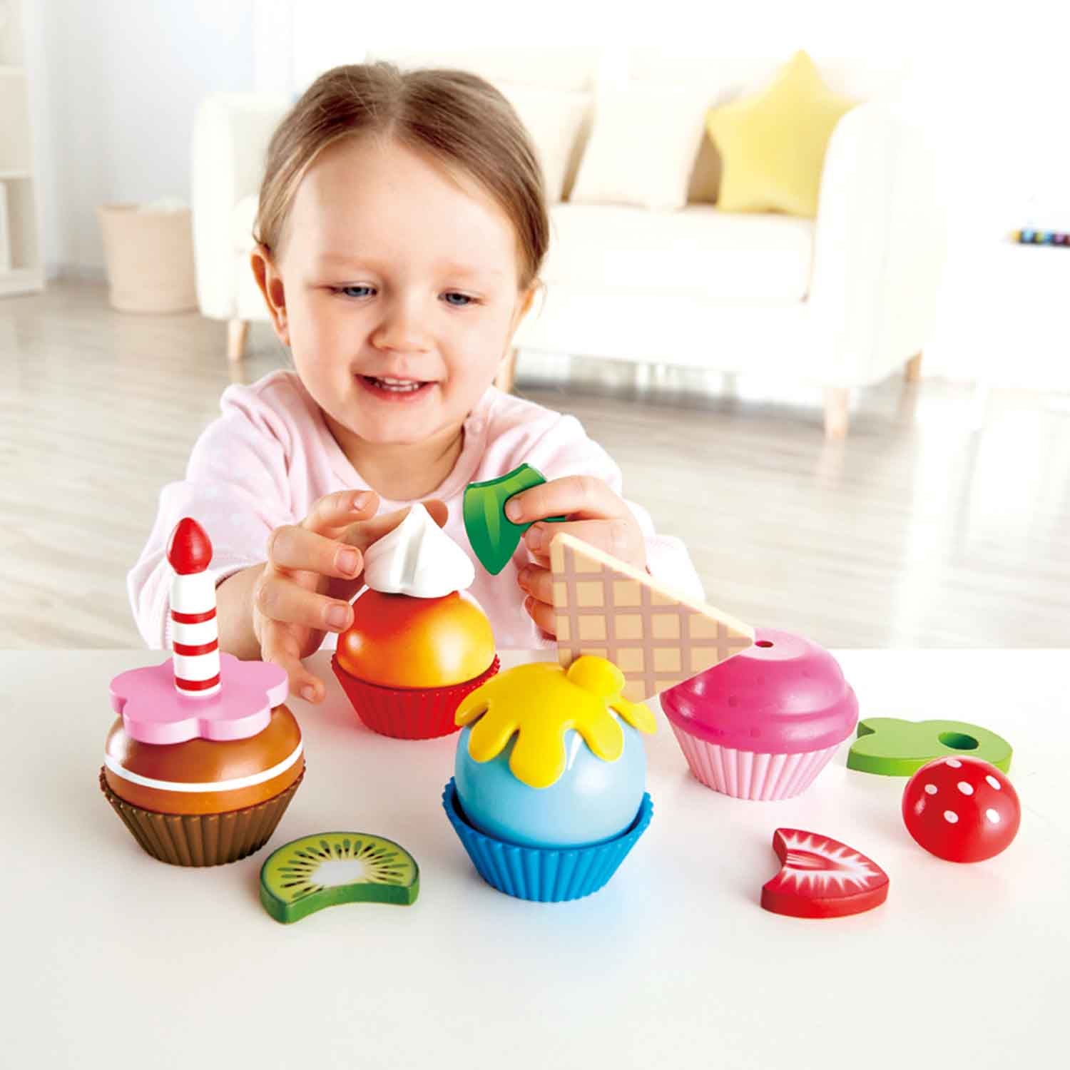 Wooden Cupcakes