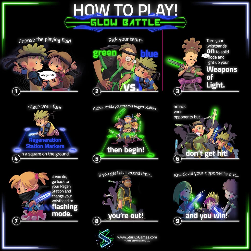 Glow Battle Family Pack