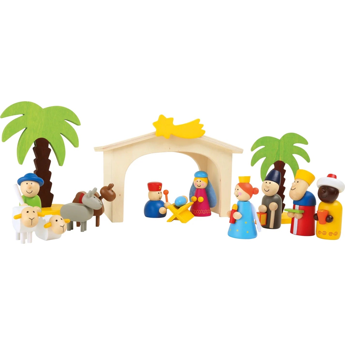 Wooden Nativity Set