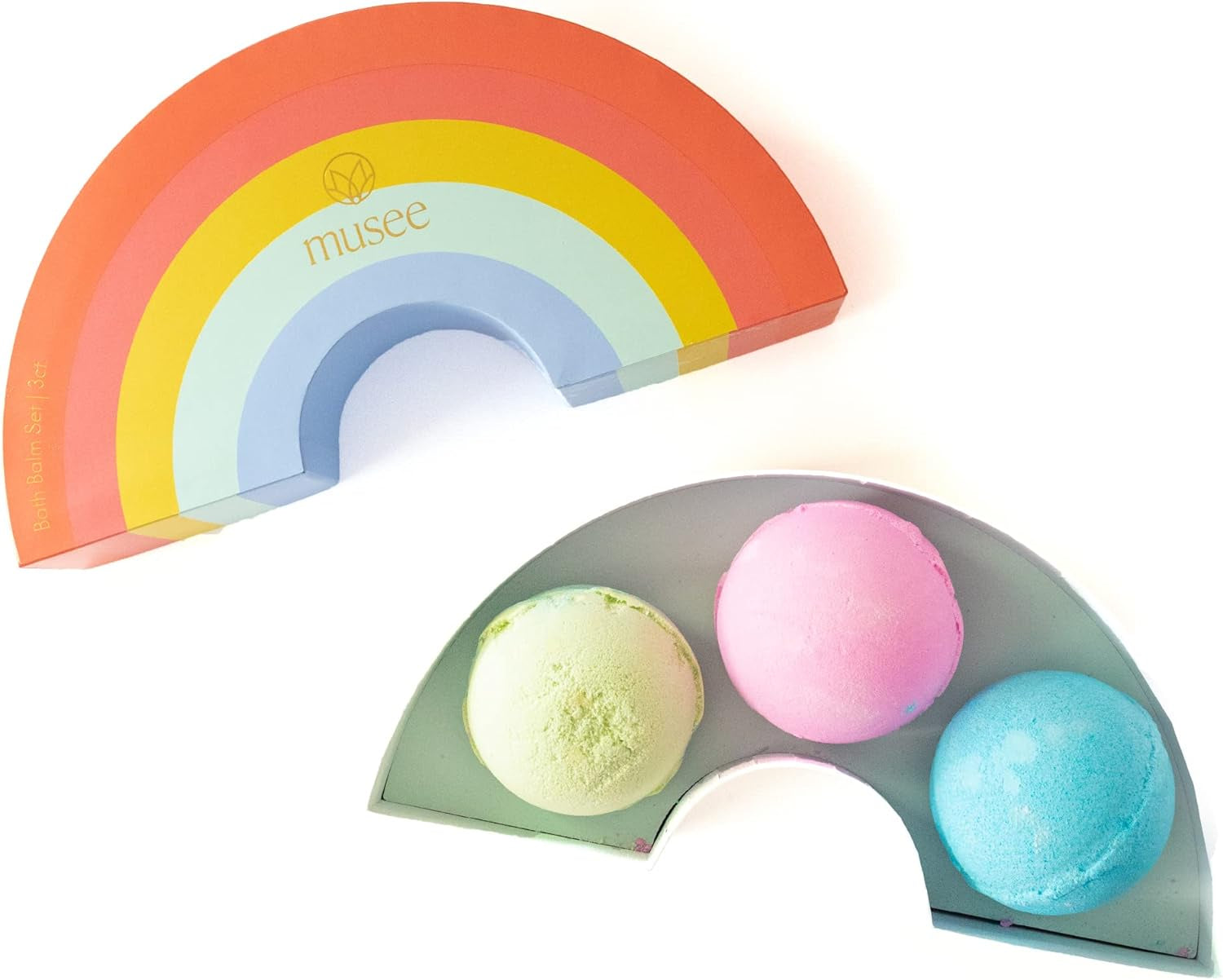 Rainbow Bath Bomb Set