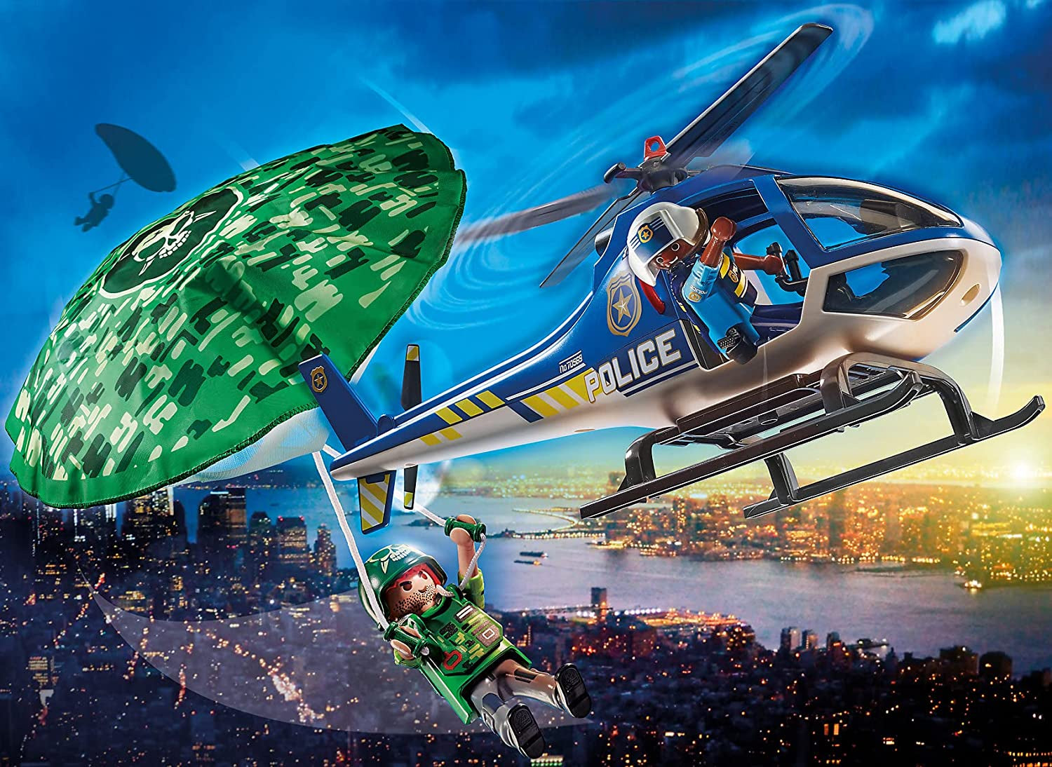 Police Parachute Search