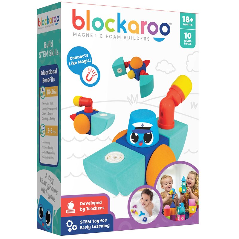 Blockaroo Magnetic Foam Blocks